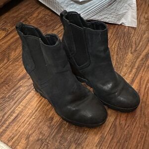 Sorel Women's Black Heeled Boots